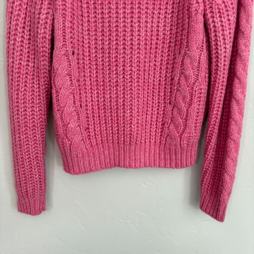Sundance Knit Cardigan Women Size Small Pink Chunky Long Sleeve - Picture 11 of 11